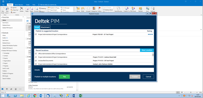 Deltek PIM Email Smart Publishing